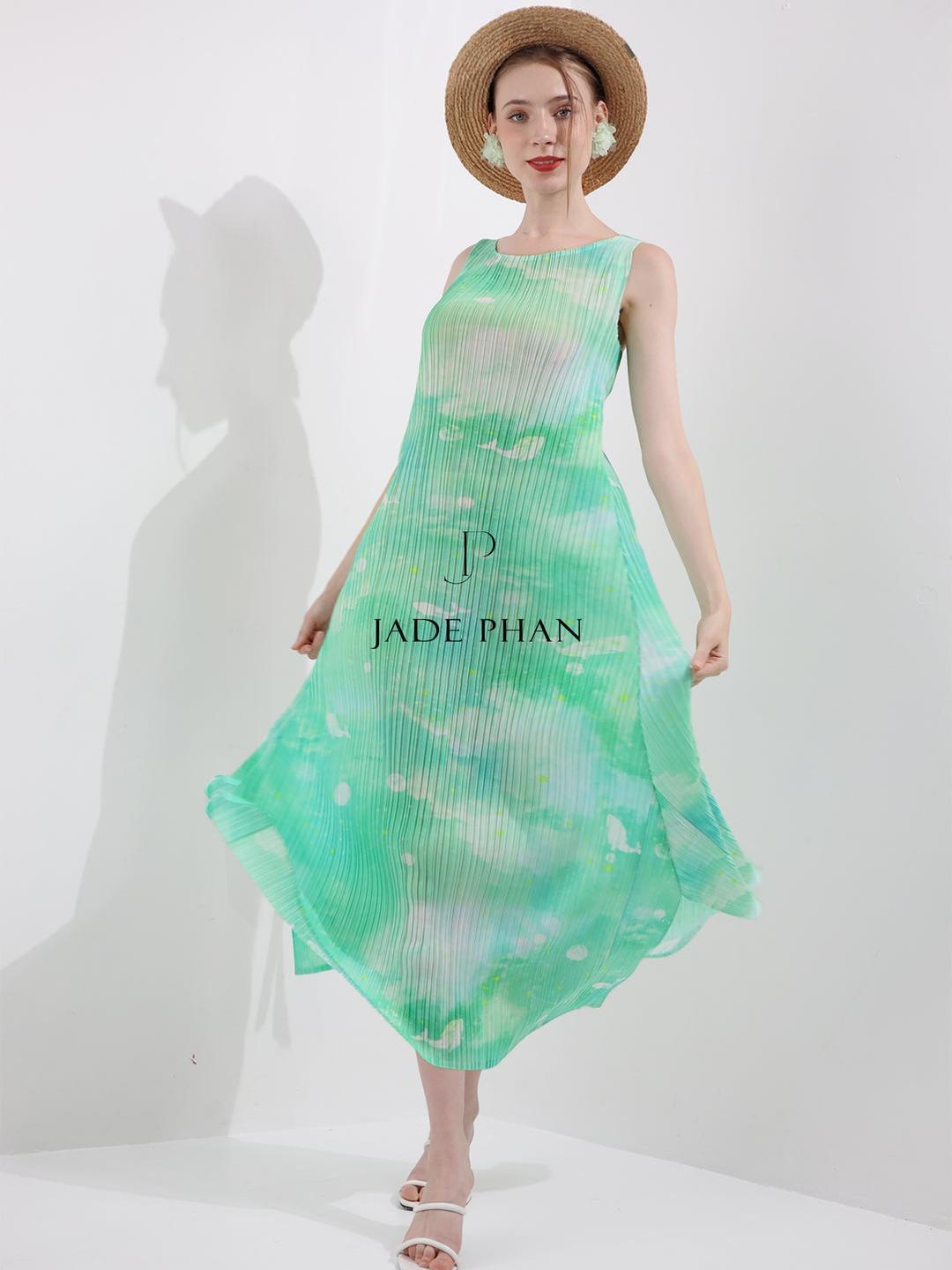 MAGALY Pleated Dress - Váy MAGALY