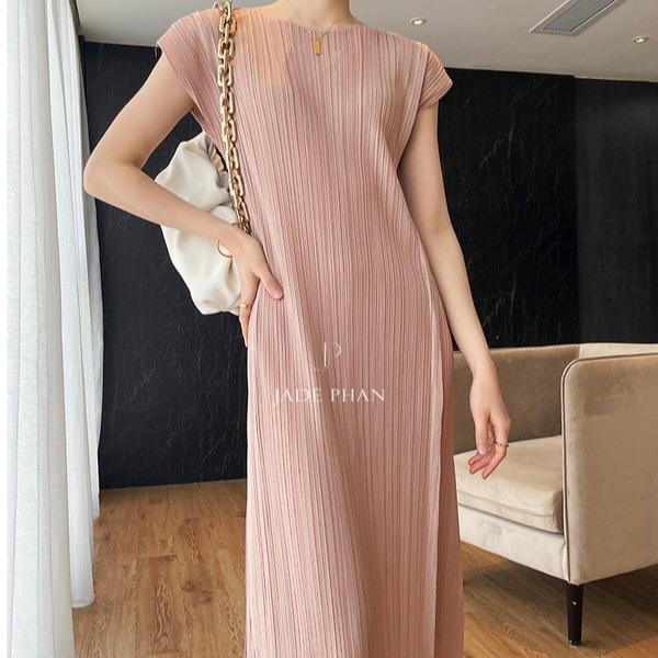 Váy Eva dập ly cao cấp JADEPHAN đi chơi — ảnh 5