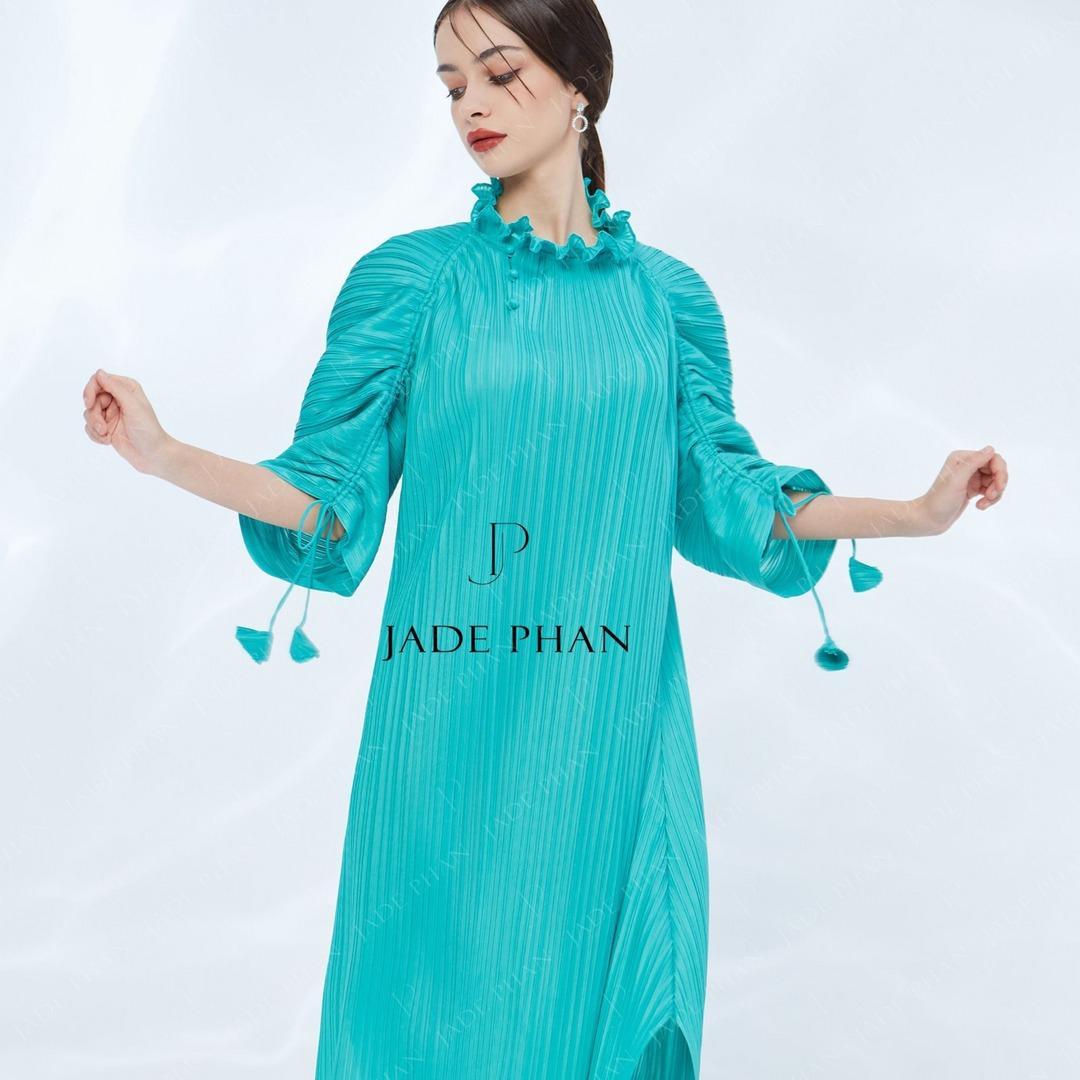 Váy Martha dập ly cao cấp JADEPHAN thanh lịch nhiều màu — ảnh 2