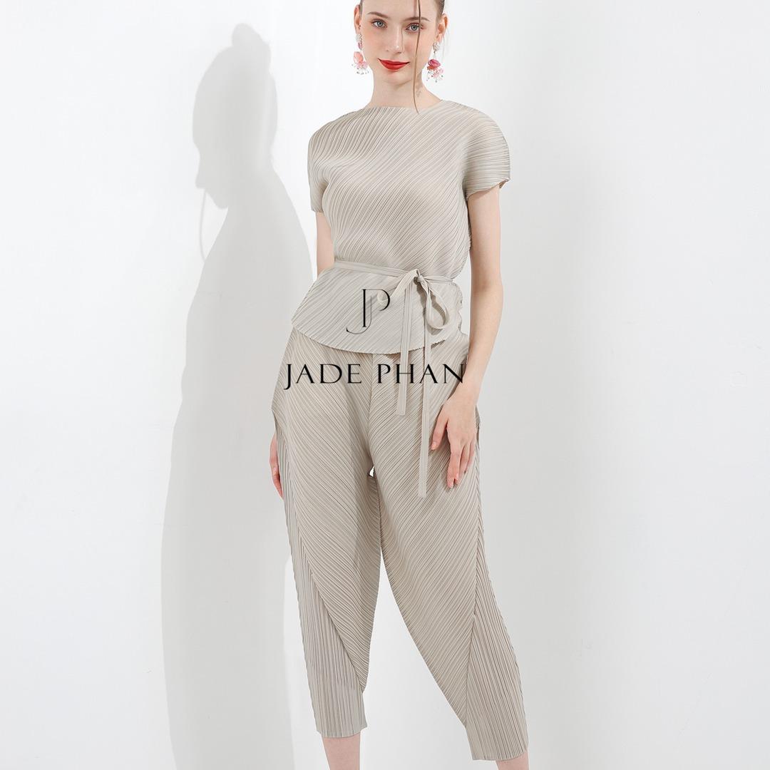 Set quần áo Amy dập ly cao cấp JADEPHAN đi chơi