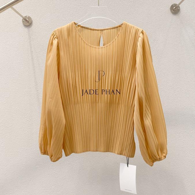 Áo Pensee dập ly cao cấp JADEPHAN thanh lịch nhiều màu — ảnh 9