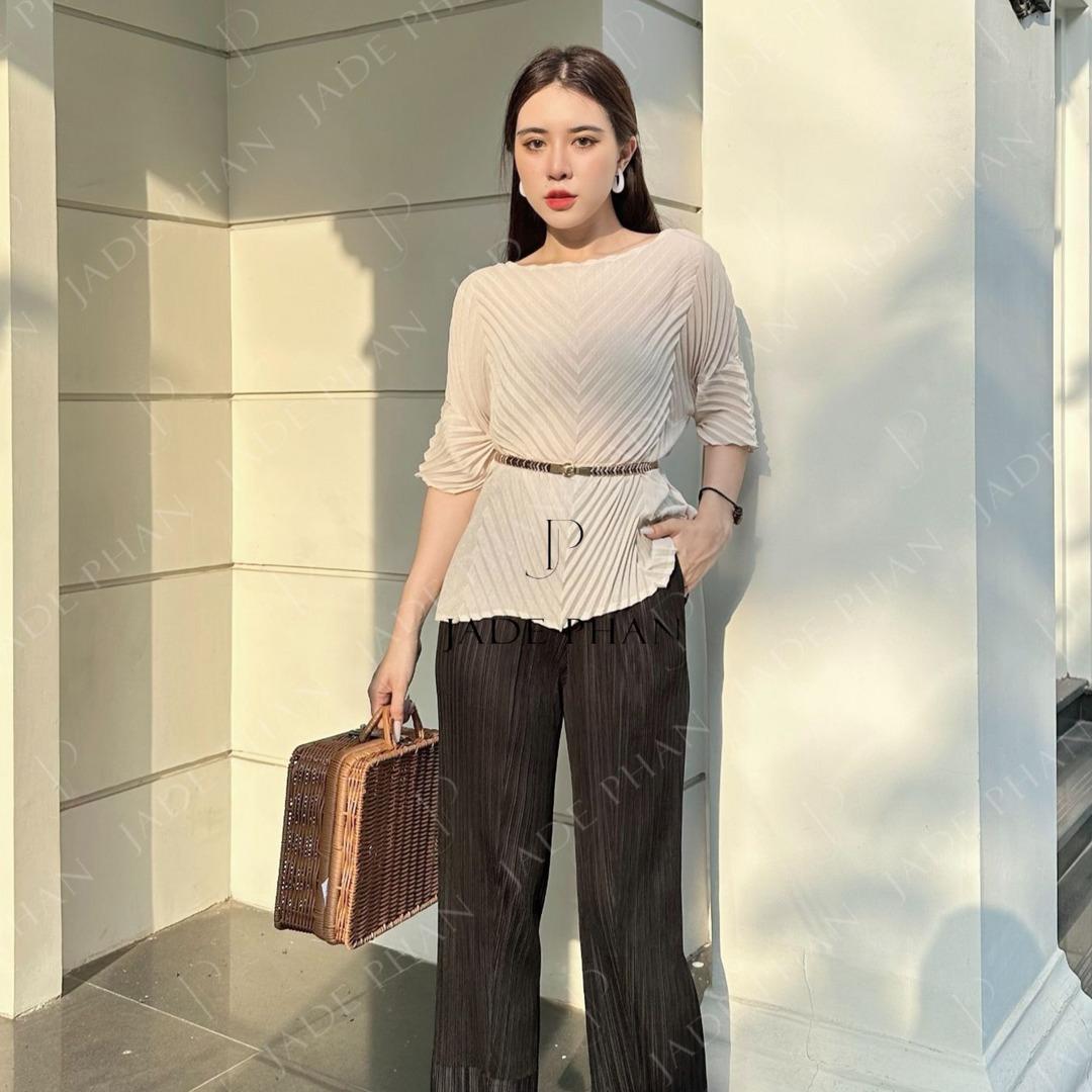 Áo Nadeen dập ly cao cấp JADEPHAN thanh lịch — ảnh 6
