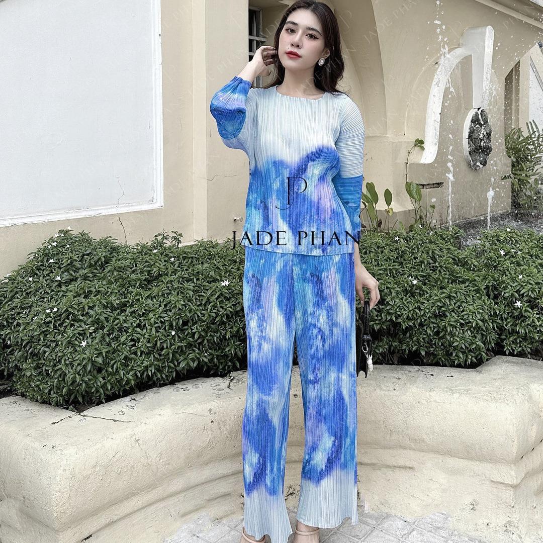 Set quần áo Marena dập ly cao cấp JADEPHAN freesize — ảnh 2