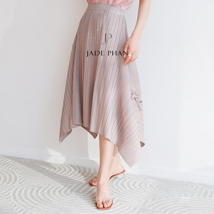 Set gồm áo và quầnmix màu, bộ quần áo xếp ly chuẩn form thanh lịch Jennie Gerda — ảnh 4