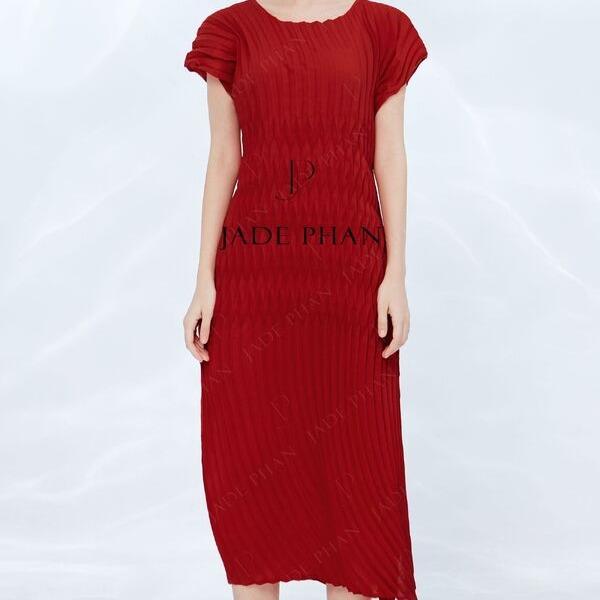 ALINE Pleated Dress - Váy ALINE — ảnh 3