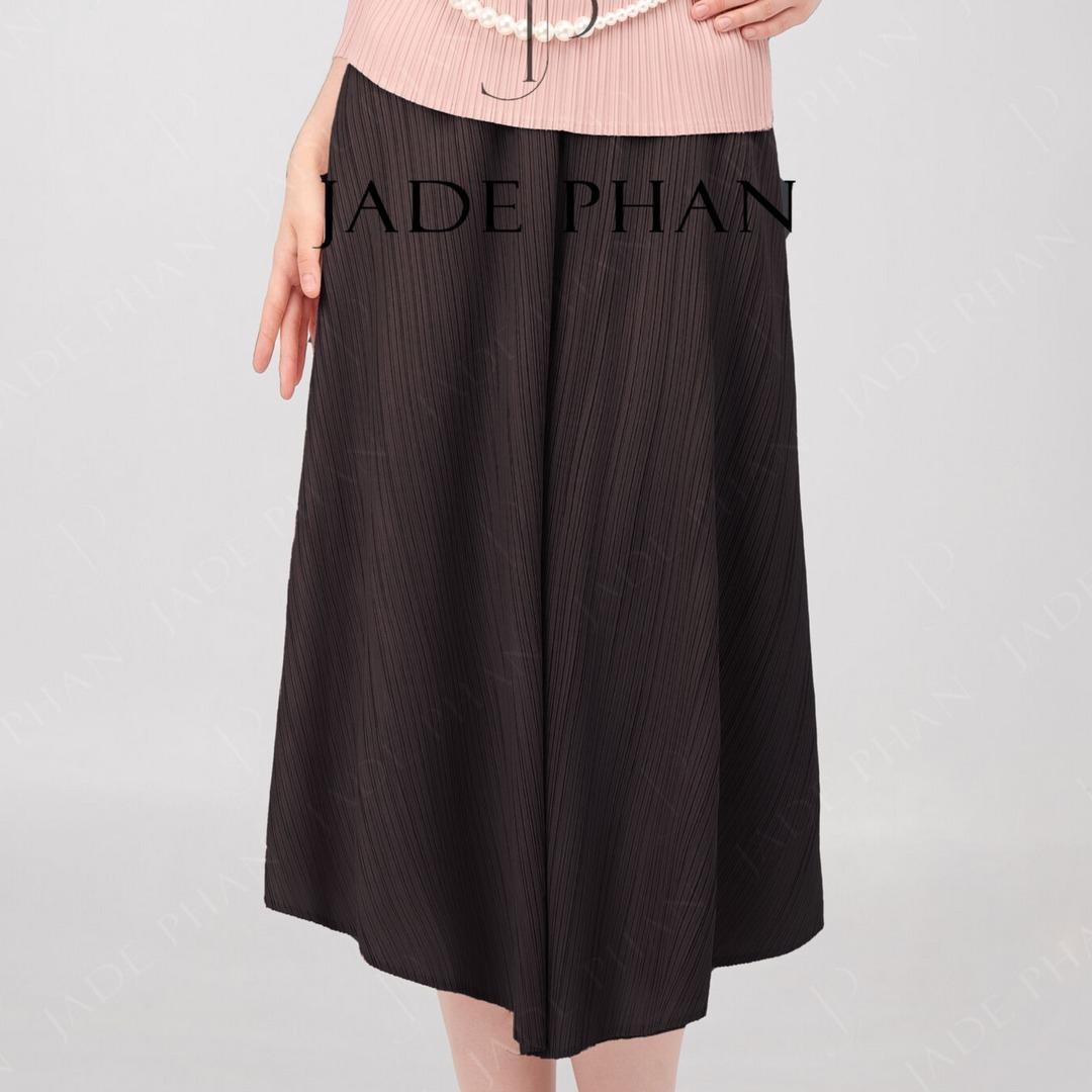 Chân váy Berthe dập ly cao cấp JADEPHAN xếp ly lò xo