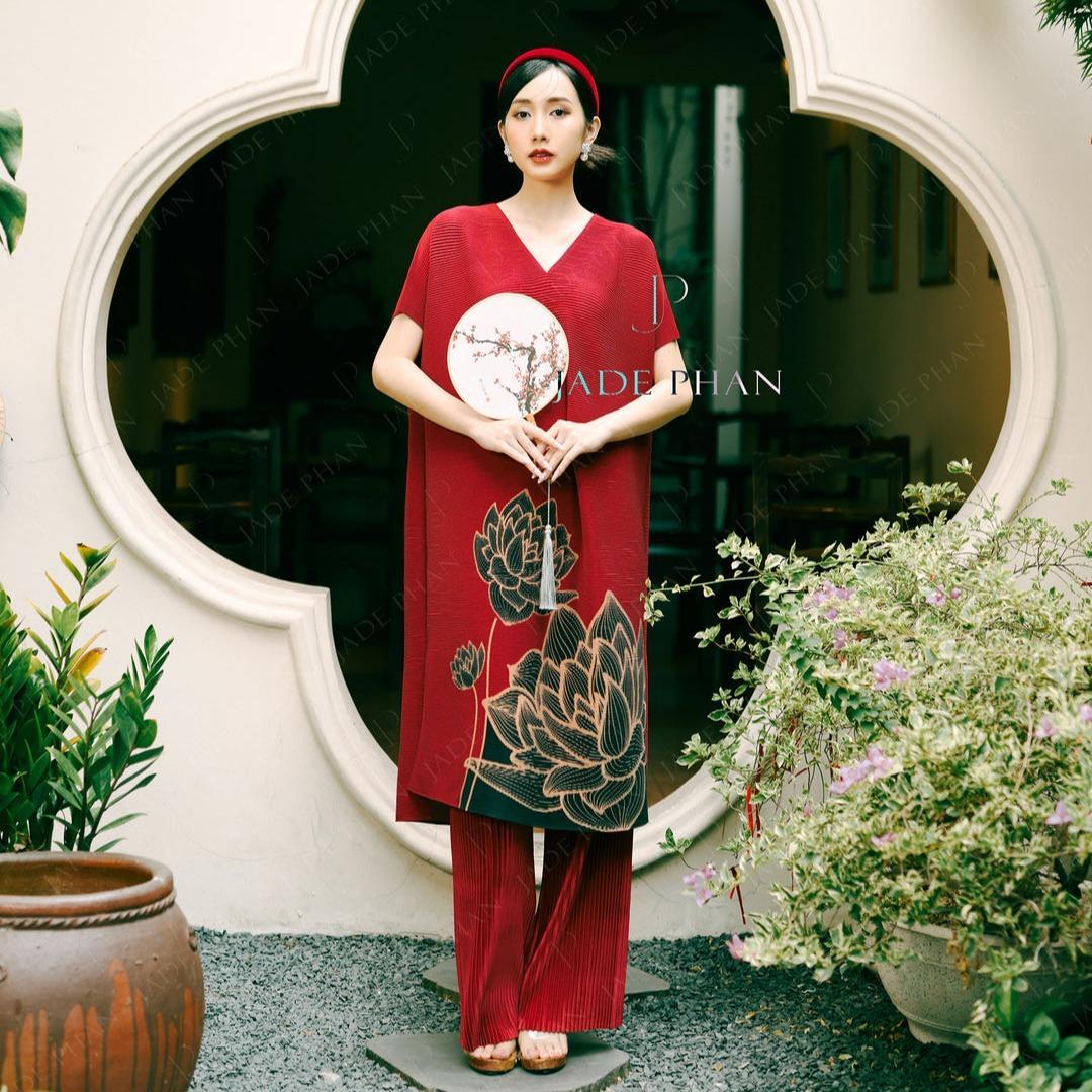 LAGAN Pleated Set - Áo dài LAGAN