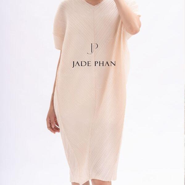 Váy Boise dập ly cao cấp JADEPHAN xếp ly lò xo — ảnh 27