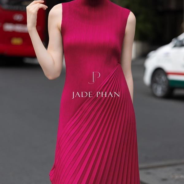 Váy Cheryl dập ly cao cấp JADEPHAN thanh lịch dự tiệc — ảnh 2