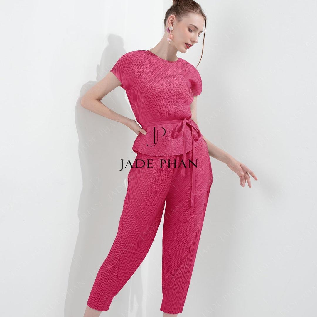 Set quần áo Amy dập ly cao cấp JADEPHAN đi chơi — ảnh 2
