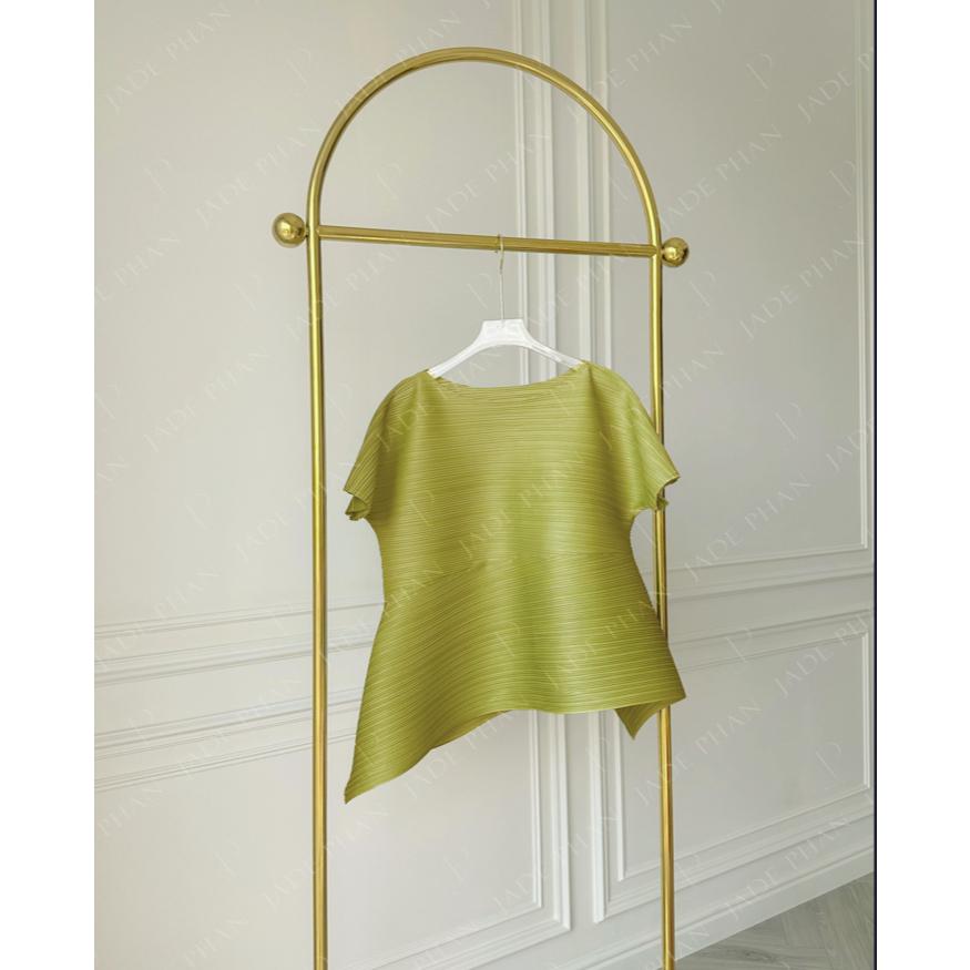 Áo Katle xếp ly nữ tà chéo, áo dập ly Cao Cấp Co Giãn Không Nhăn Nhiều Màu Sắc 40-68kg — ảnh 11