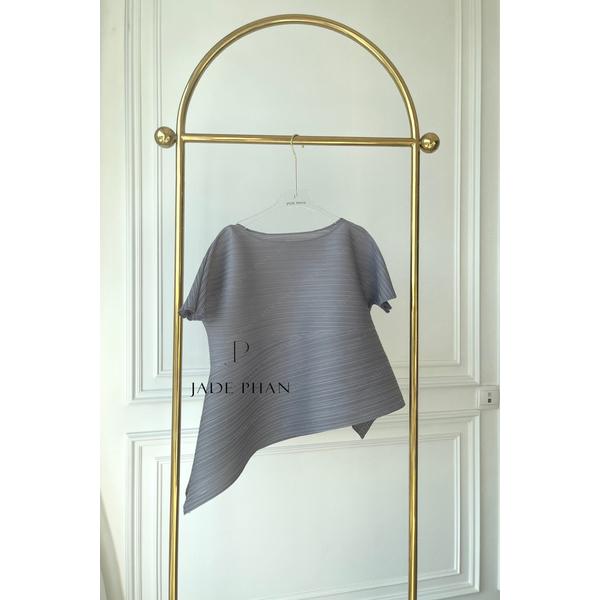 Áo Katle xếp ly nữ tà chéo, áo dập ly Cao Cấp Co Giãn Không Nhăn Nhiều Màu Sắc 40-68kg — ảnh 8