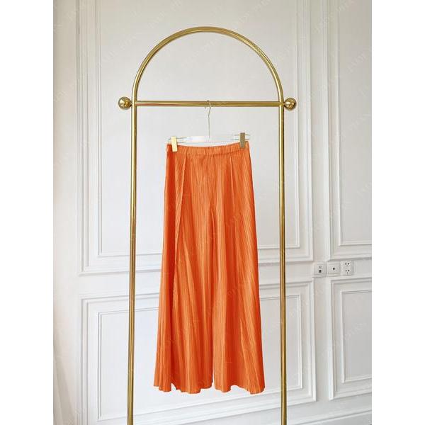 Quần Gerda xếp ly nữ ống suông, quần ống rộng nữ chất dập ly cao cấp tôn dáng sang trọng — ảnh 2