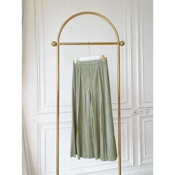 Quần Gerda xếp ly nữ ống suông, quần ống rộng nữ chất dập ly cao cấp tôn dáng sang trọng — ảnh 24