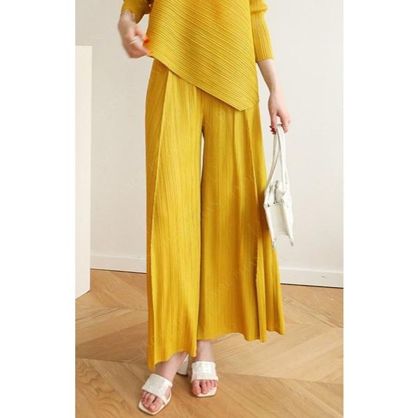 Quần Gerda xếp ly nữ ống suông, quần ống rộng nữ chất dập ly cao cấp tôn dáng sang trọng — ảnh 21