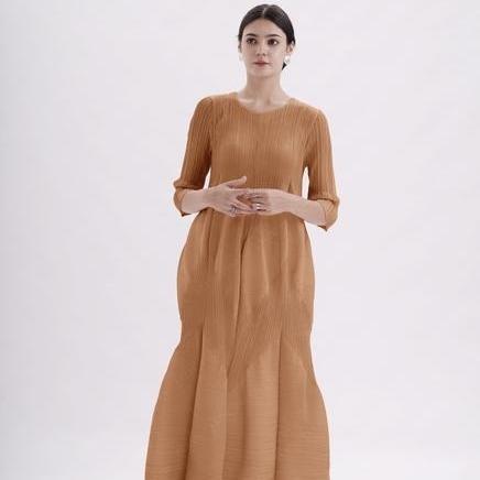 Váy Doris dập ly cao cấp JADEPHAN xếp ly lò xo nhiều màu — ảnh 28