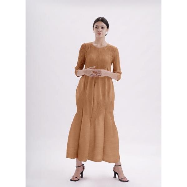Váy Doris dập ly cao cấp JADEPHAN xếp ly lò xo nhiều màu — ảnh 14