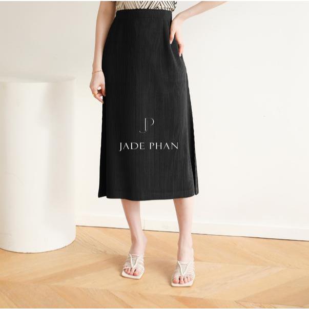 Chân váy Mila dập ly cao cấp JADEPHAN xếp ly lò xo nhiều màu