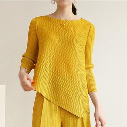 Áo Gerda dập ly cao cấp JADEPHAN thanh lịch nhiều màu — ảnh 21