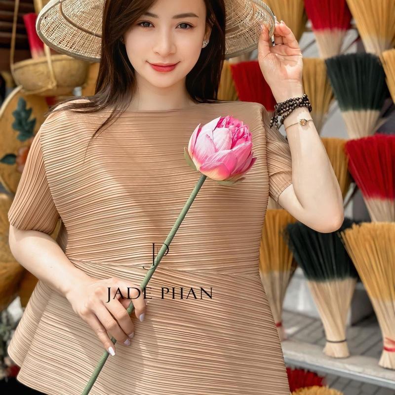 Áo Katle dập ly cao cấp JADEPHAN thanh lịch nhiều màu — ảnh 18