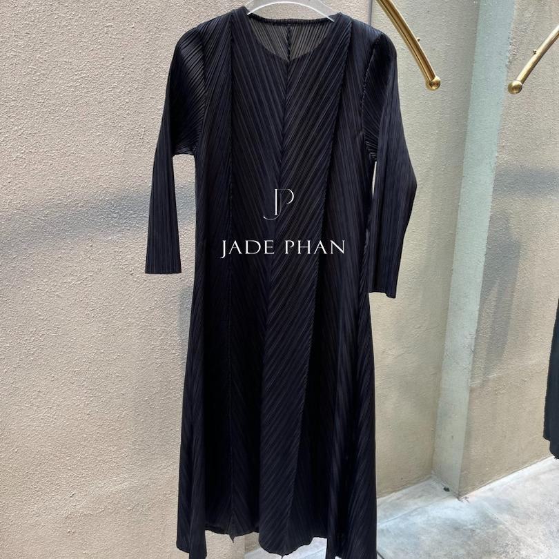 Váy Maine dập ly cao cấp JADEPHAN thanh lịch — ảnh 6