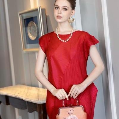 Váy Louisa dập ly cao cấp JADEPHAN freesize nhiều màu — ảnh 8
