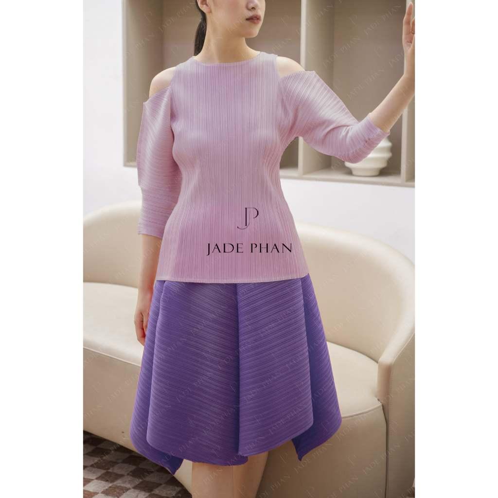 Áo The'a dập ly cao cấp JADEPHAN thanh lịch — ảnh 4