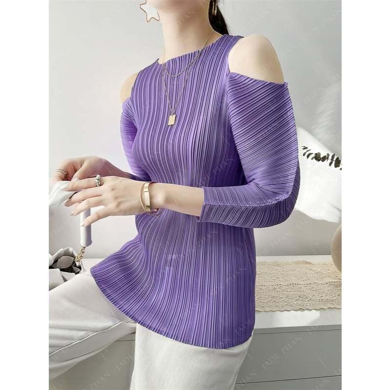 Áo The'a dập ly cao cấp JADEPHAN thanh lịch — ảnh 5