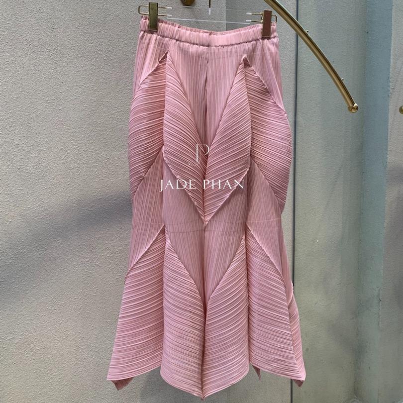 Chân váy Emily dập ly cao cấp không nhăn nhiều màu — ảnh 5