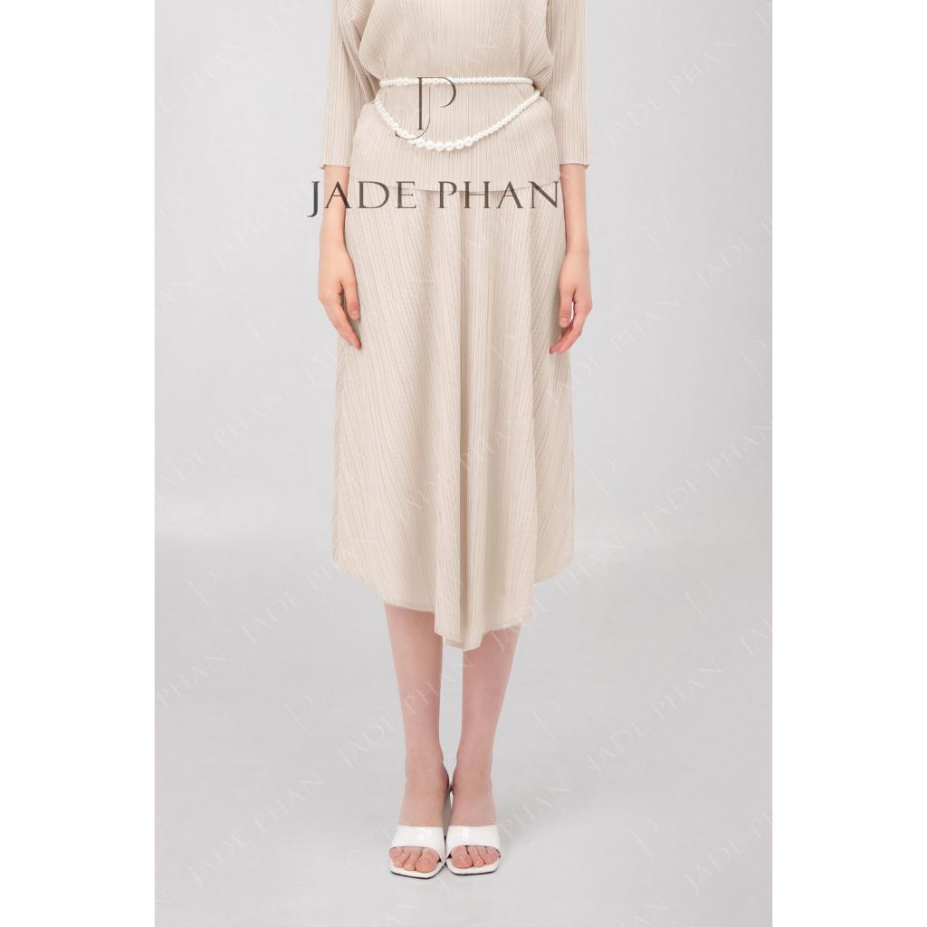 Chân váy Berthe dập ly cao cấp JADEPHAN xếp ly lò xo — ảnh 7