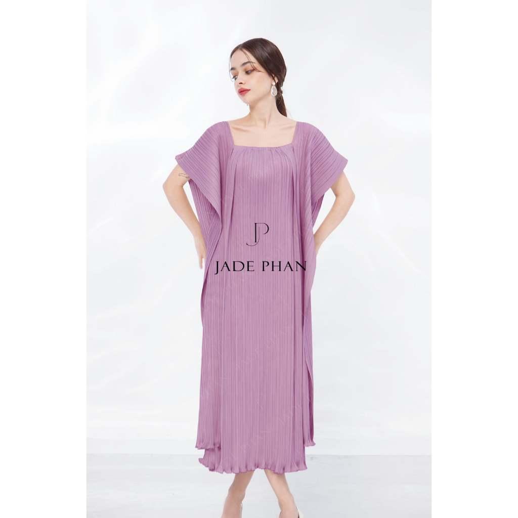 Váy Jolie dập ly cao cấp JADEPHAN freesize thanh lịch — ảnh 2