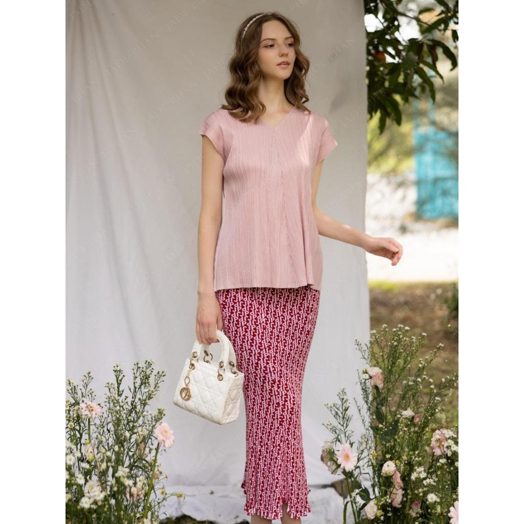 Chân váy Lily dập ly cao cấp JADEPHAN freesize đi chơi