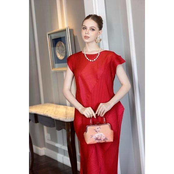 Váy Louisa dập ly cao cấp JADEPHAN freesize nhiều màu — ảnh 16