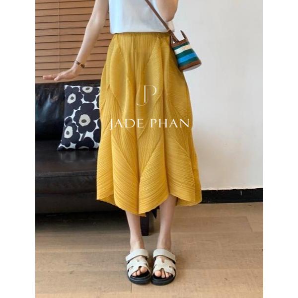 Chân váy Emily dập ly cao cấp không nhăn nhiều màu — ảnh 12