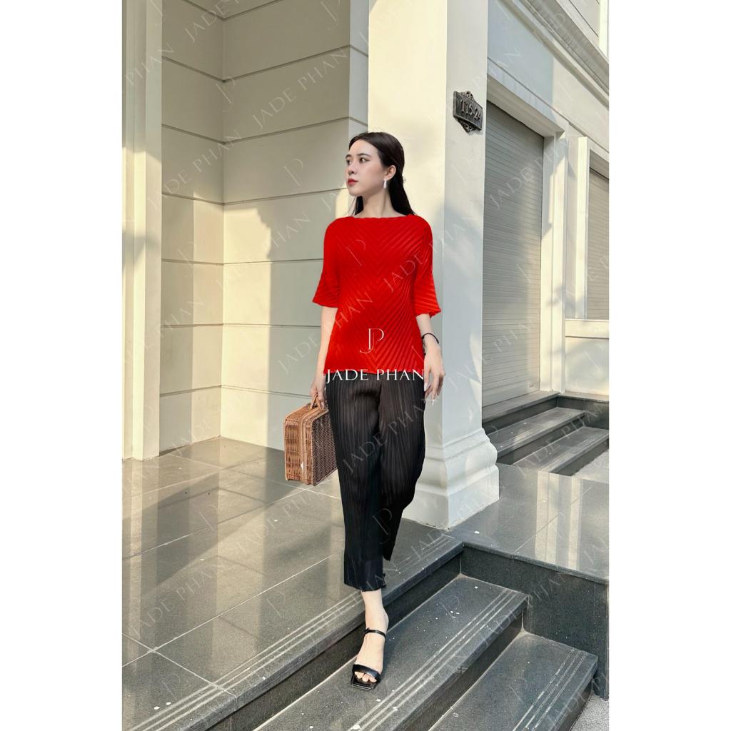 Áo Nadeen dập ly cao cấp JADEPHAN thanh lịch — ảnh 5