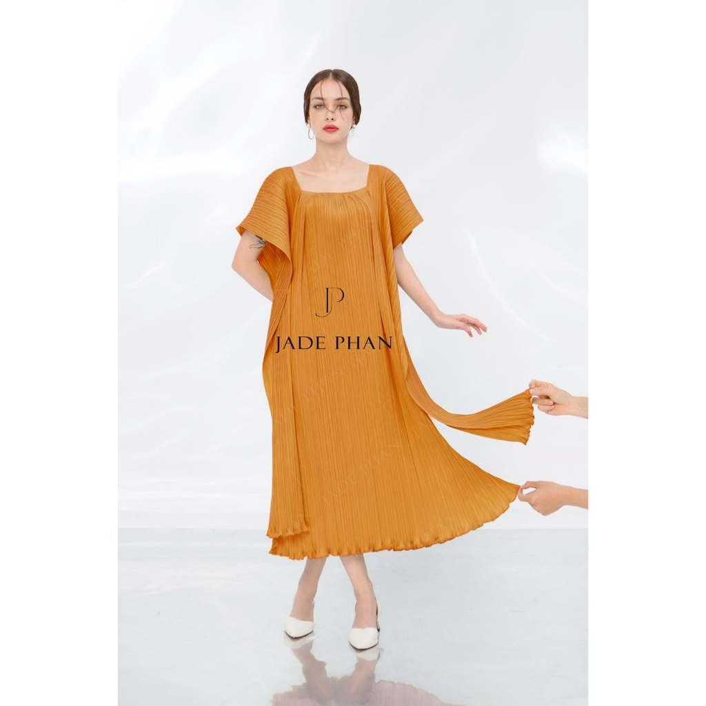 Váy Jolie dập ly cao cấp JADEPHAN freesize thanh lịch — ảnh 4