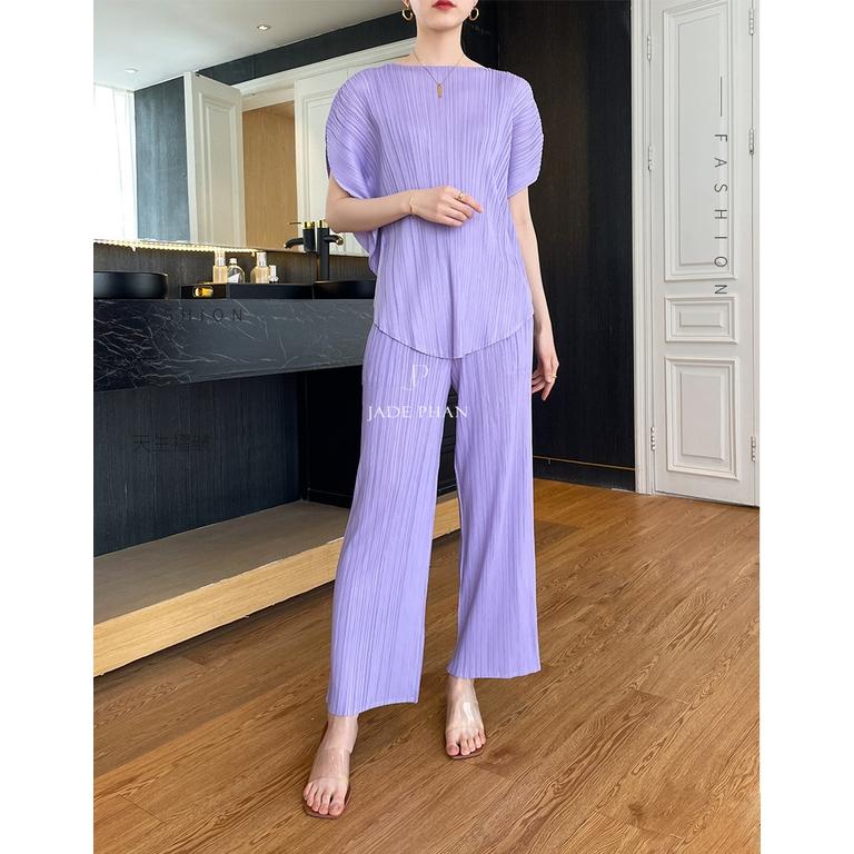 Quần Charlotte dập ly cao cấp JADEPHAN xếp ly lò xo — ảnh 3