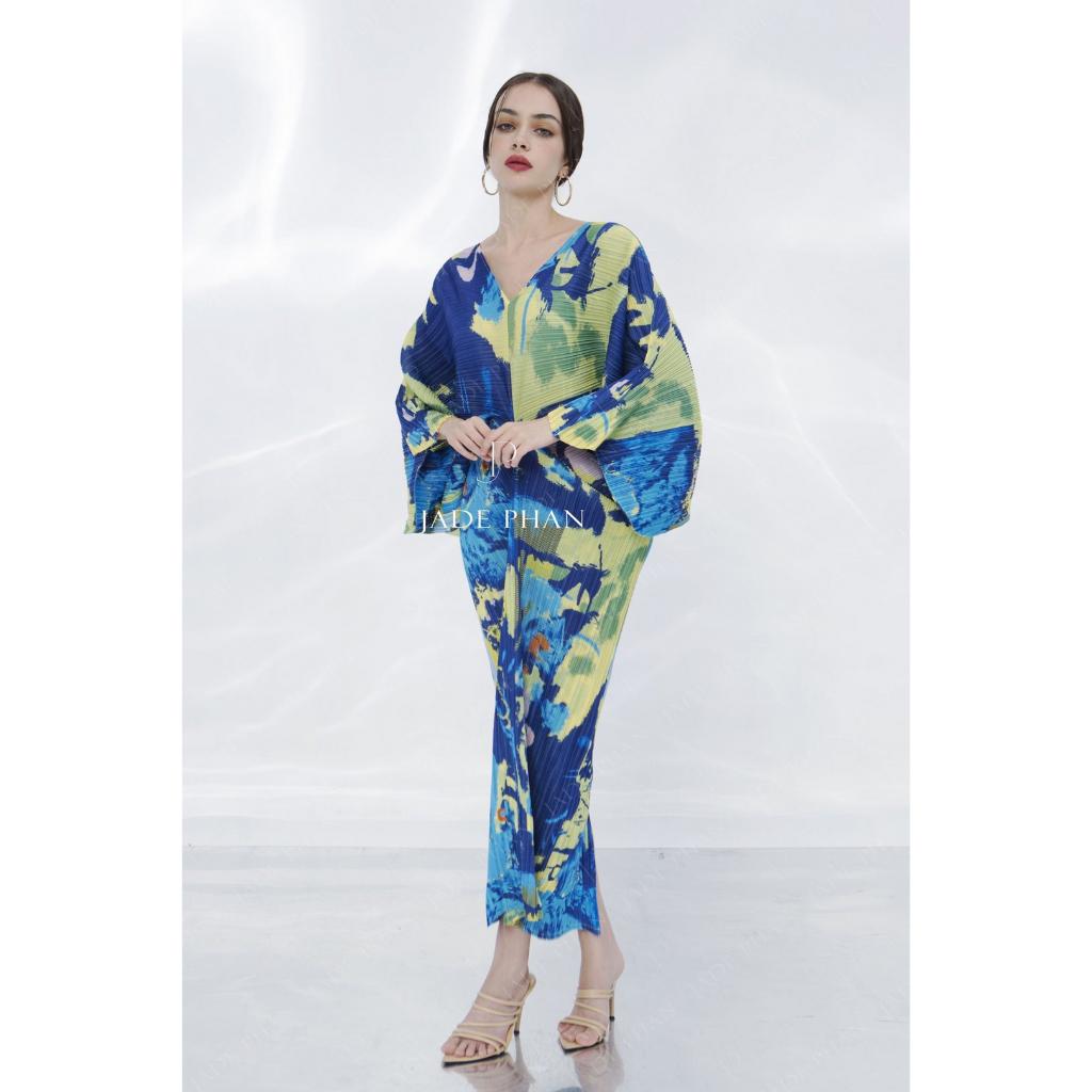 Váy Angelie dập ly cao cấp JADEPHAN freesize thanh lịch — ảnh 5