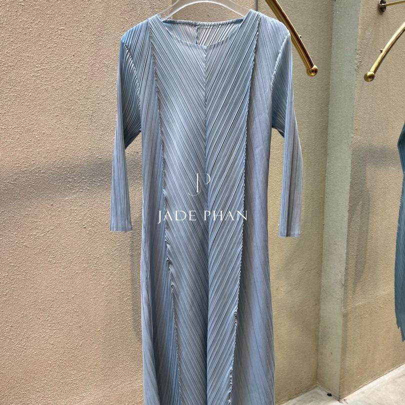 Váy Maine dập ly cao cấp JADEPHAN thanh lịch — ảnh 3