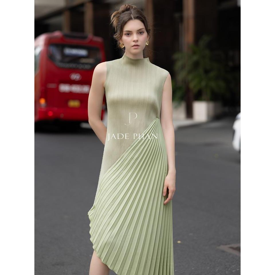 Váy Cheryl dập ly cao cấp JADEPHAN thanh lịch dự tiệc — ảnh 3