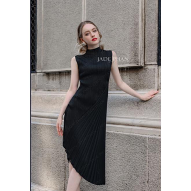 Váy Cheryl dập ly cao cấp JADEPHAN thanh lịch dự tiệc