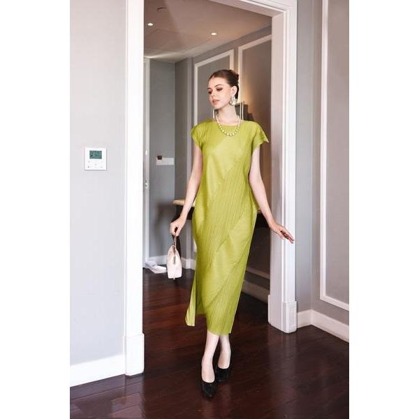 Váy Louisa dập ly cao cấp JADEPHAN freesize nhiều màu — ảnh 22
