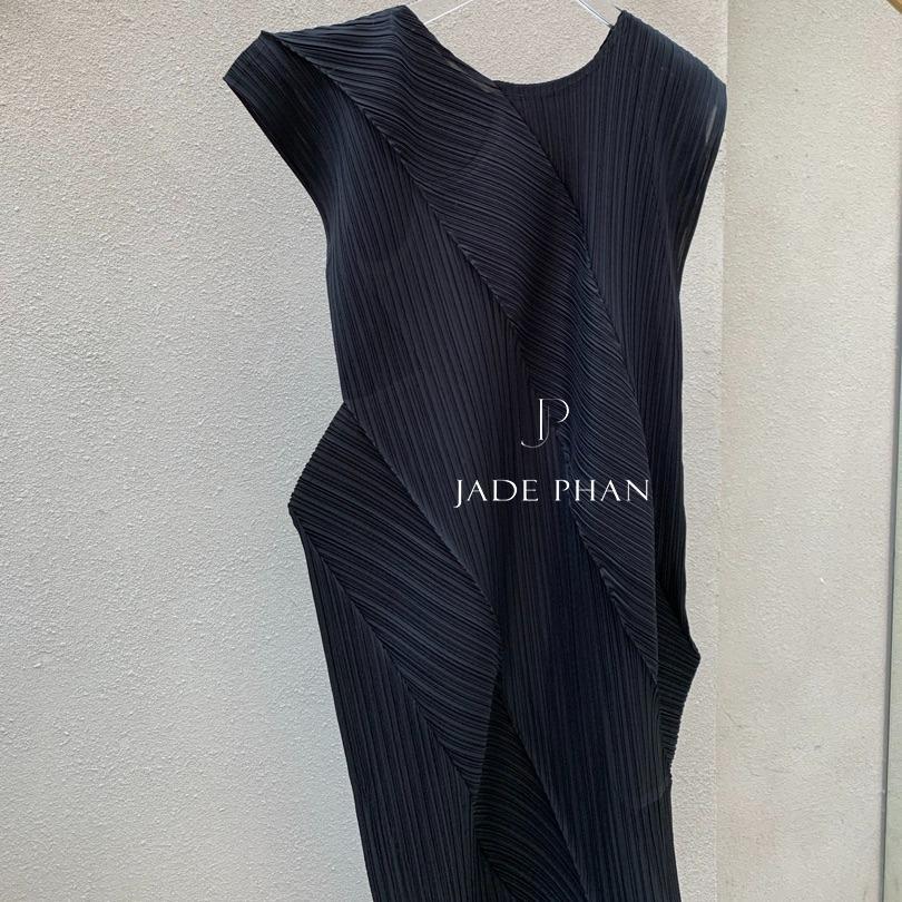 Váy Louisa dập ly cao cấp JADEPHAN freesize nhiều màu — ảnh 5