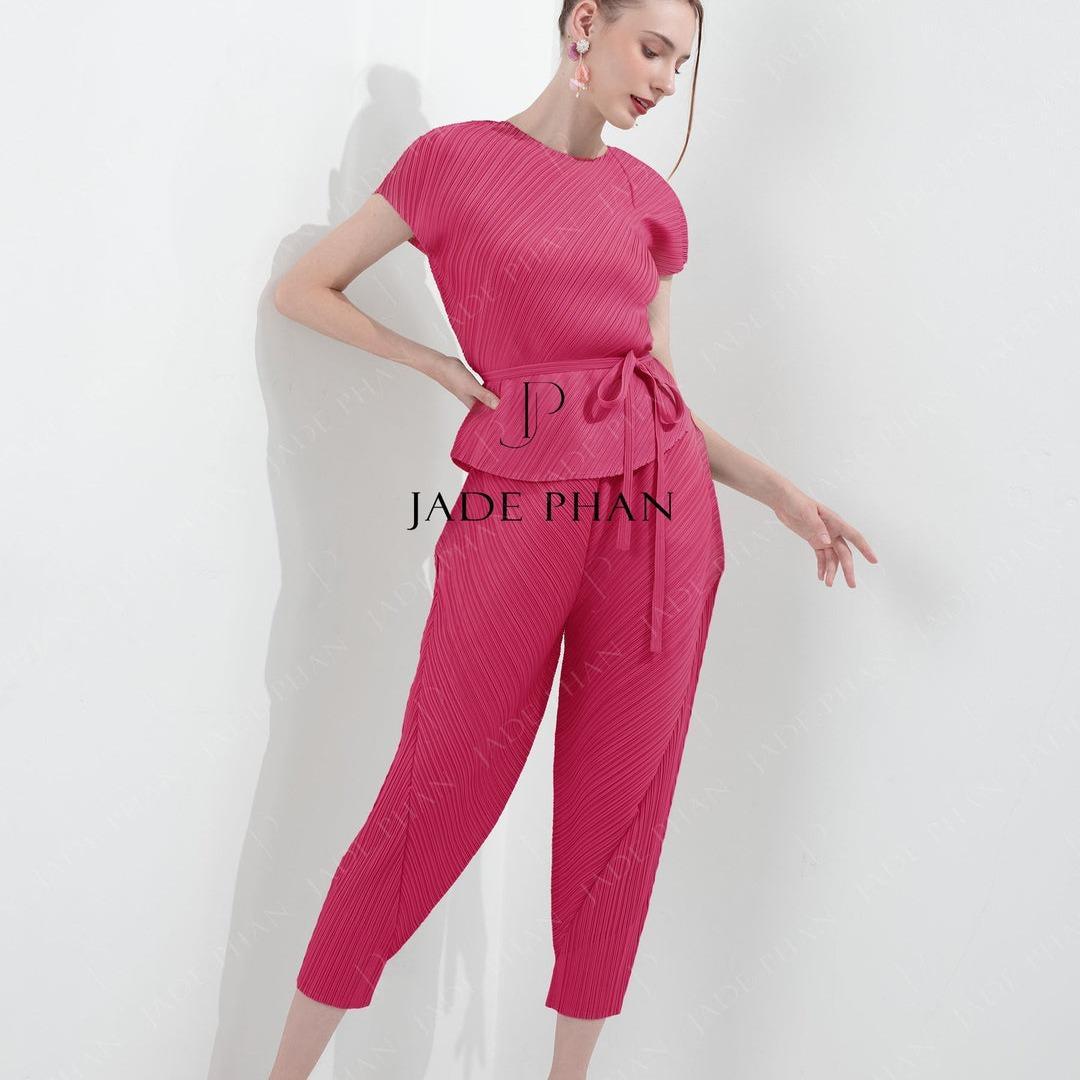 Set quần áo Amy dập ly cao cấp JADEPHAN đi chơi — ảnh 6