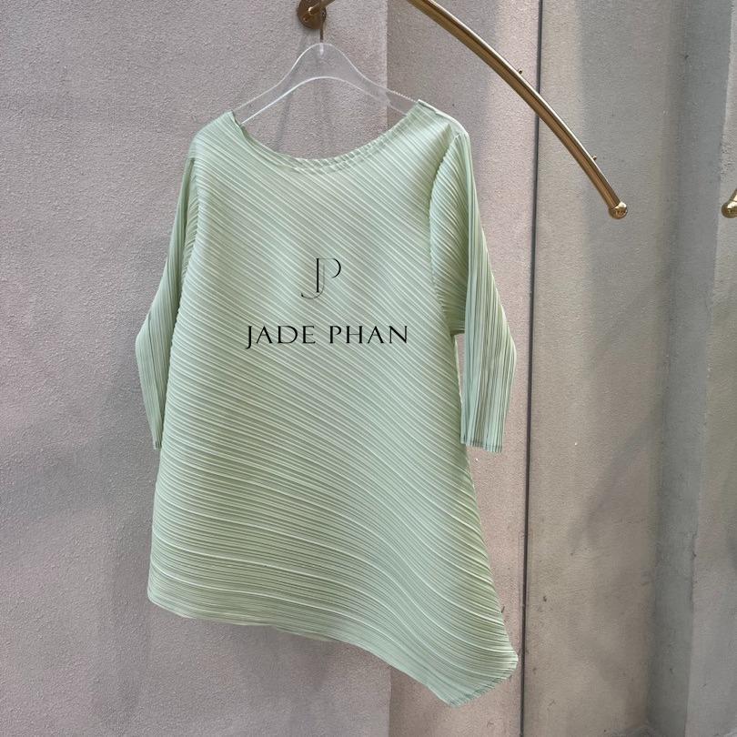 Áo Gerda dập ly cao cấp JADEPHAN thanh lịch nhiều màu — ảnh 14