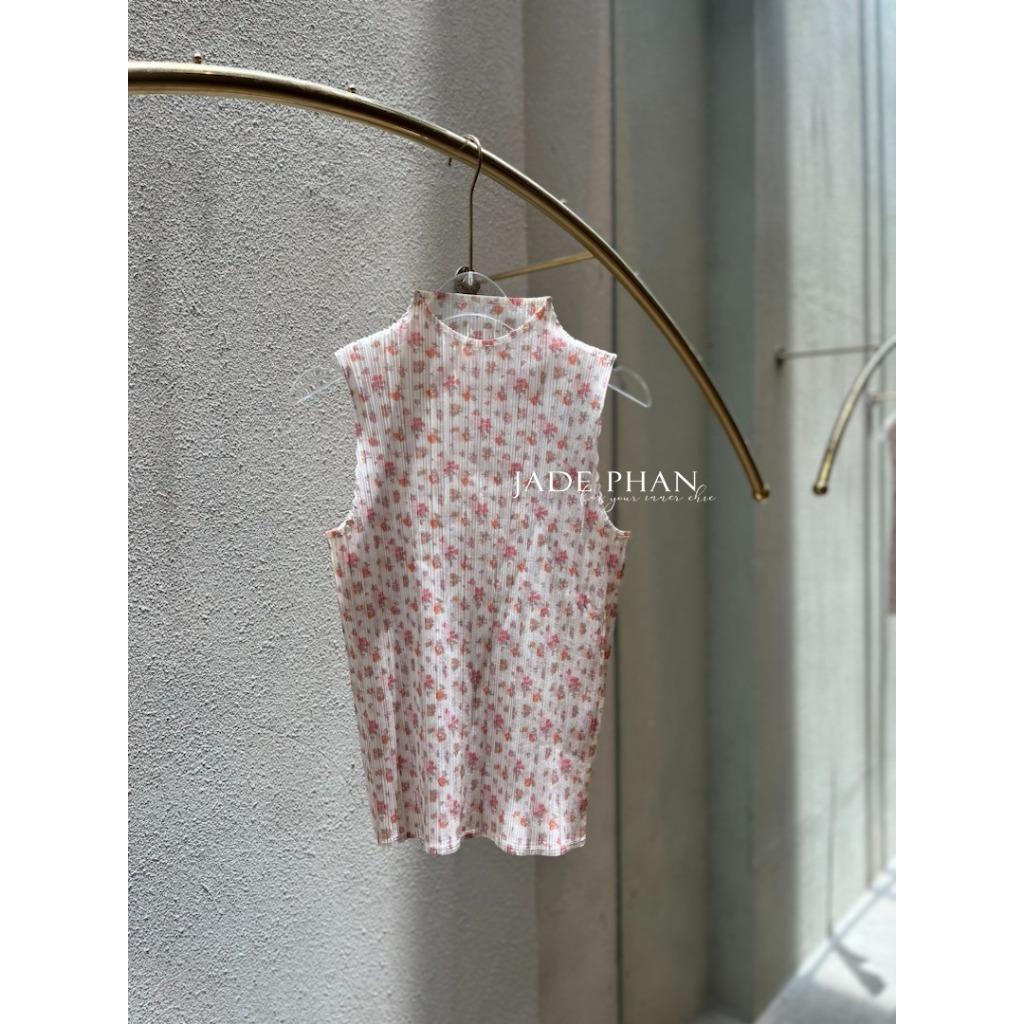 Set gồm áo và chân váyhọa tiết hoa, bộ áo và chân váy dập ly cao cấp nhiều màu Onni Holly