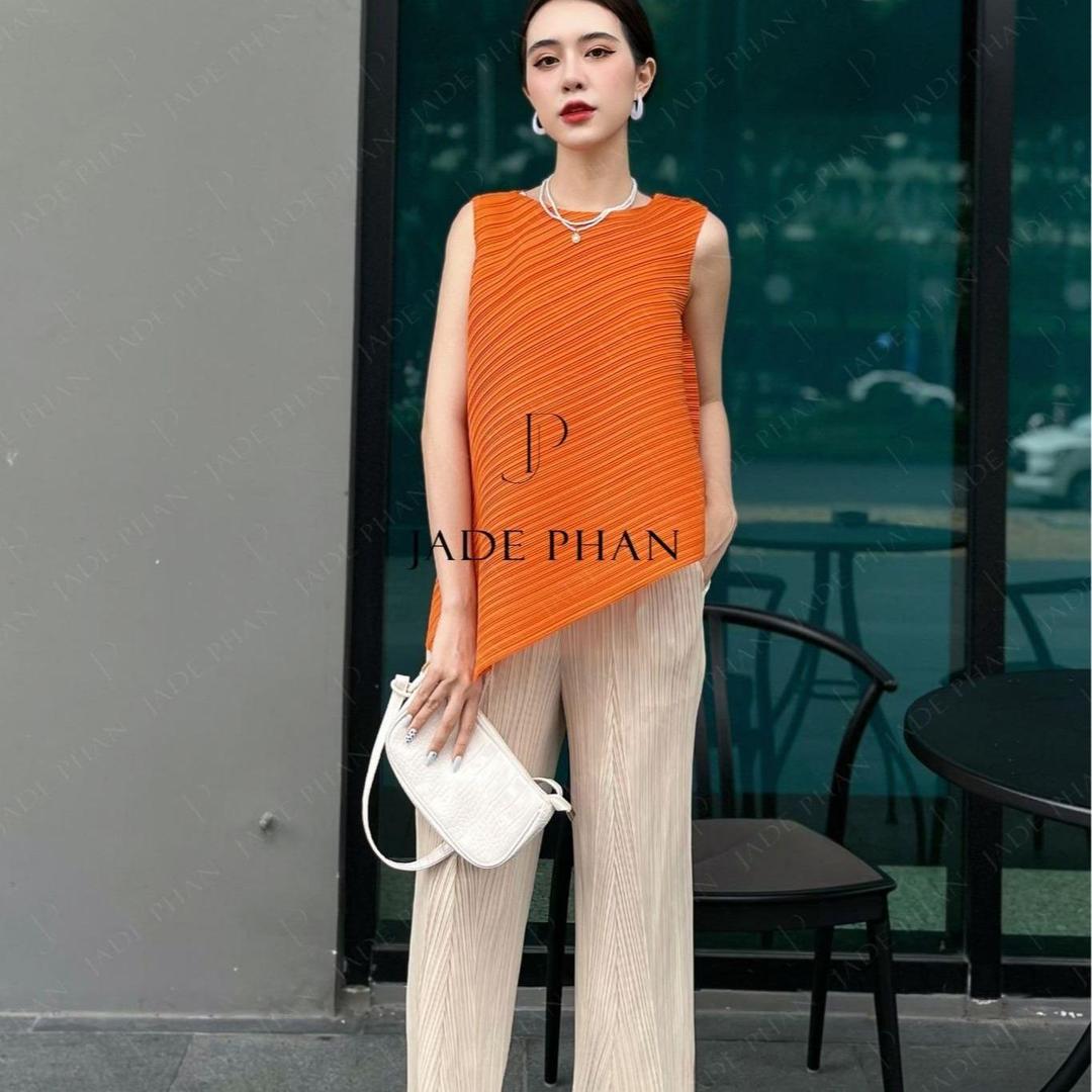 Set gồm áo và quầnmix màu, bộ quần áo dập ly cao cấp chuẩn form tôn dáng sang trọng nhiều màu Lea Katle — ảnh 2