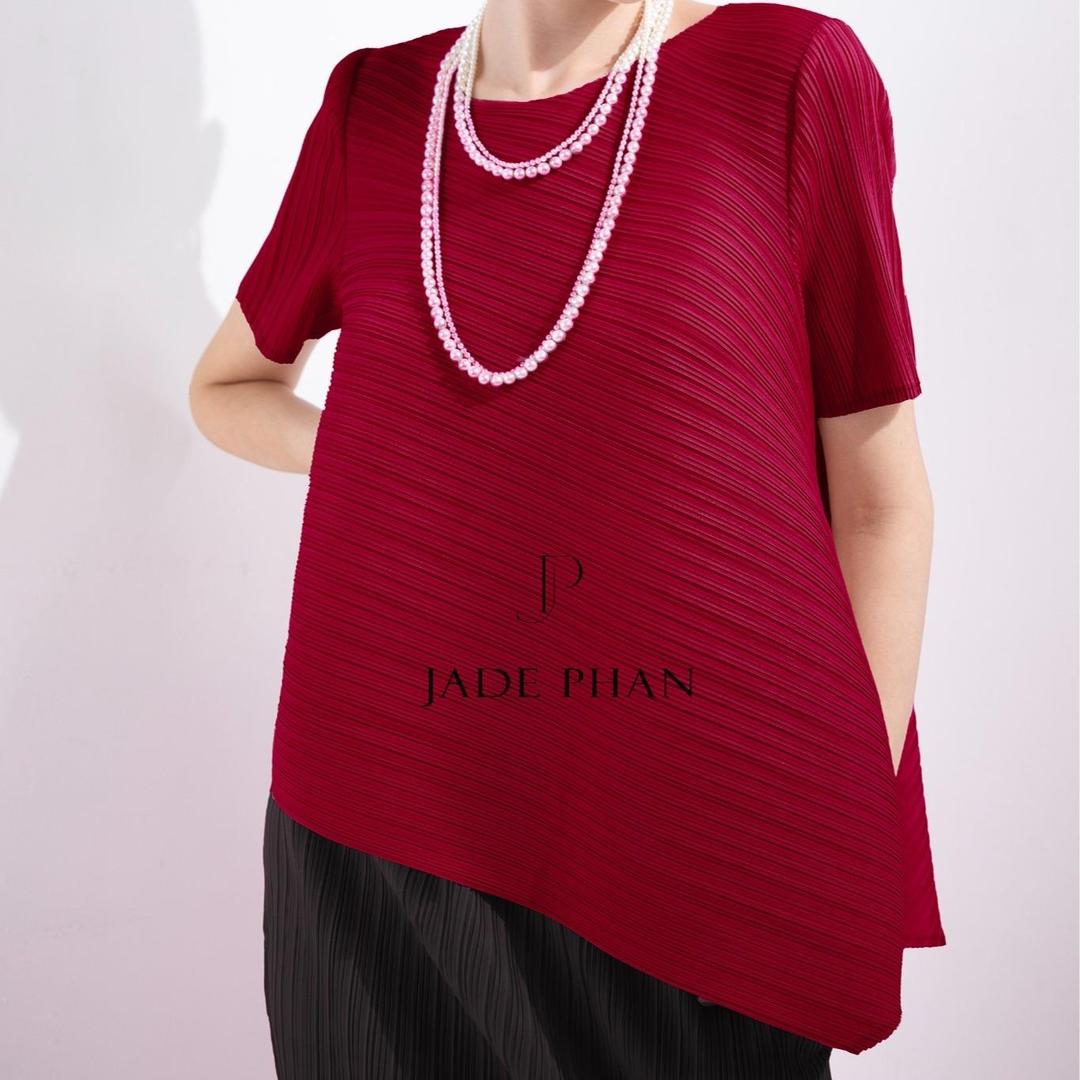 Set gồm áo và quầnđồng màu dập ly cao cấp, bộ quần áo freesize chuẩn form thanh lịch nhiều màu Jennie Gerda — ảnh 10
