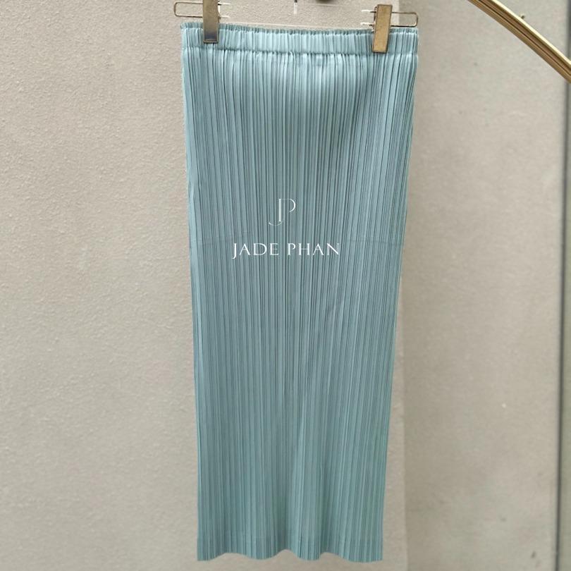 Chân váy Holly XẺ SAU xếp ly, dáng ngắn và dài, chân váy midi nữ dập ly cao cấp không nhăn nhiều màu 76cm 86cm — ảnh 59