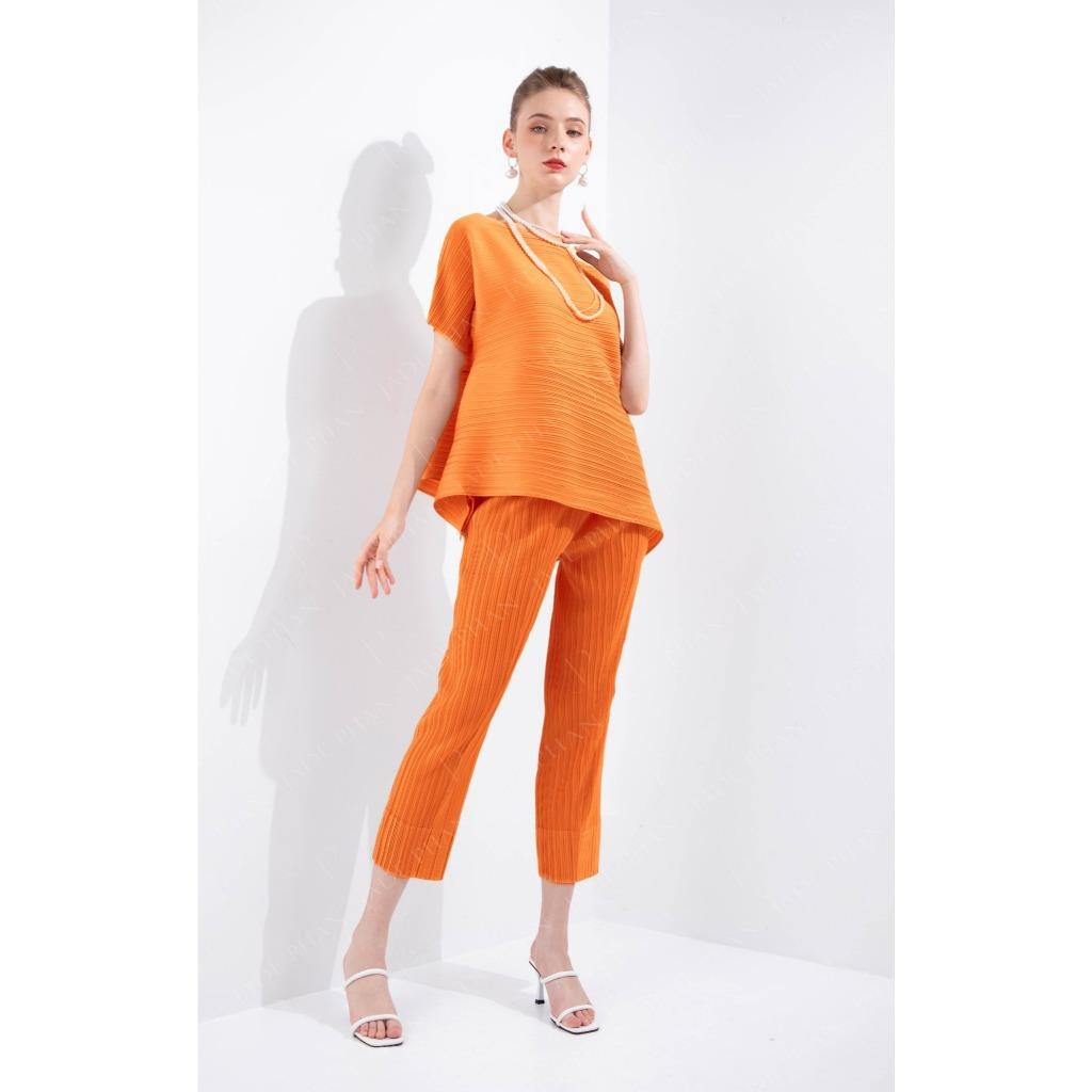 Set gồm áo và quần, bộ quần áo dập ly cao cấp không nhăn phong cách cá tính Katle Daisy — ảnh 10